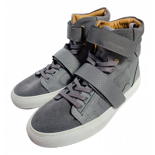 Pre-owned Android Homme High Trainers In Grey