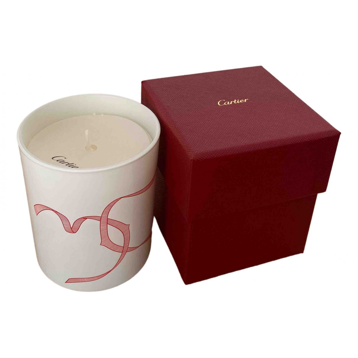 Pre-owned Cartier Candle In White 