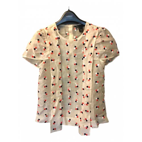 Pre-owned Marc By Marc Jacobs Silk Blouse In Beige