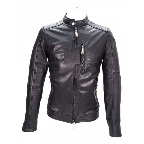 Pre-owned Philipp Plein Leather Vest In Black