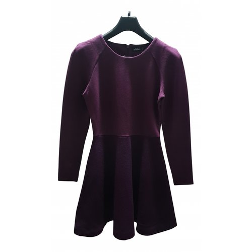 Pre-owned Kate Spade Wool Mid-length Dress In Purple