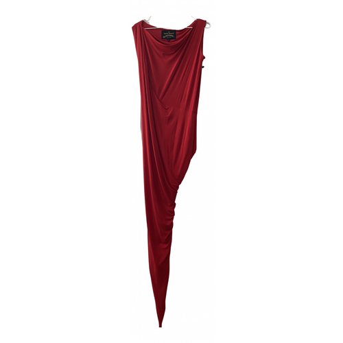 Pre-owned Vivienne Westwood Anglomania Maxi Dress In Red