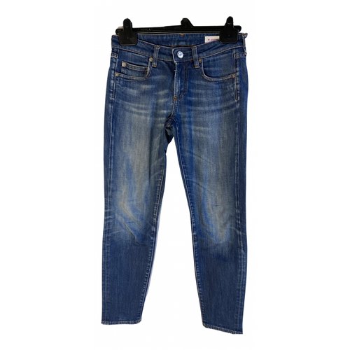 Pre-owned Mauro Grifoni Slim Jeans In Blue