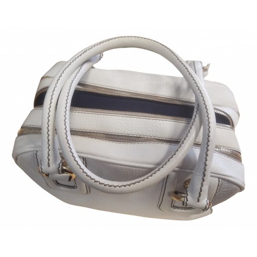 Pre-owned D&g Leather Handbag In White