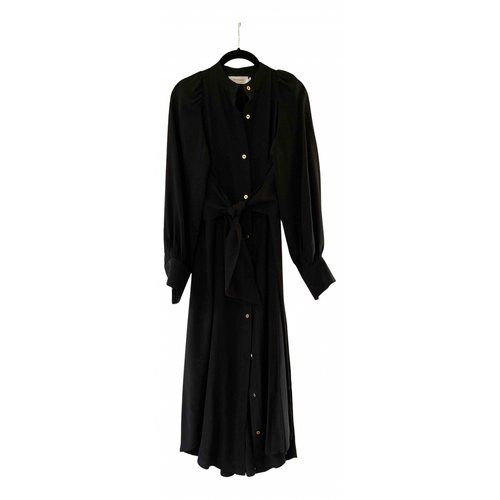 Pre-owned Zimmermann Black Silk Dress