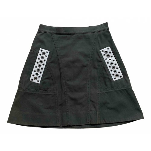 Pre-owned Alexander Wang Mini Skirt In Green