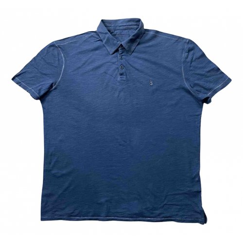 Pre-owned John Varvatos Polo Shirt In Blue