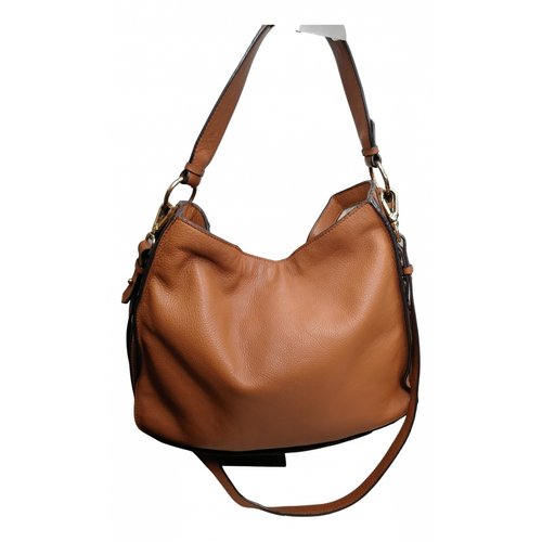 Pre-owned Zara Camel Leather Handbag