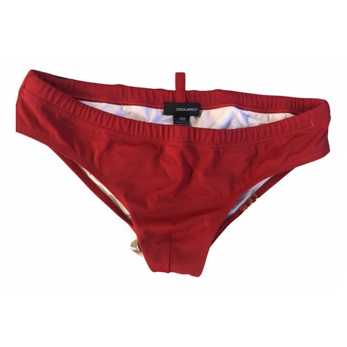 Pre-owned Dsquared2 Swimwear In Red