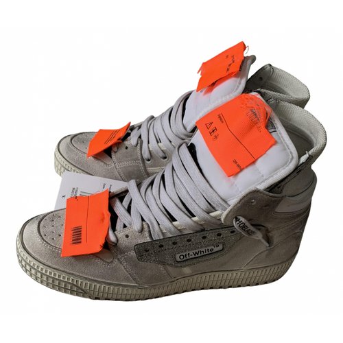 Pre-owned Off-white Off-court Grey Cloth Trainers