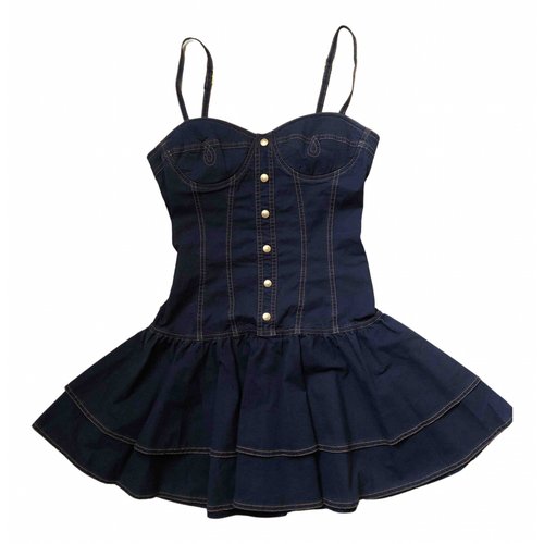 Pre-owned Moschino Cheap And Chic Navy Cotton Dress