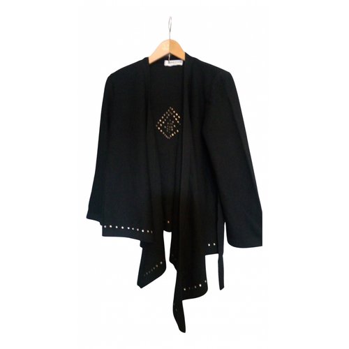Pre-owned Sonia Rykiel Cardi Coat In Black