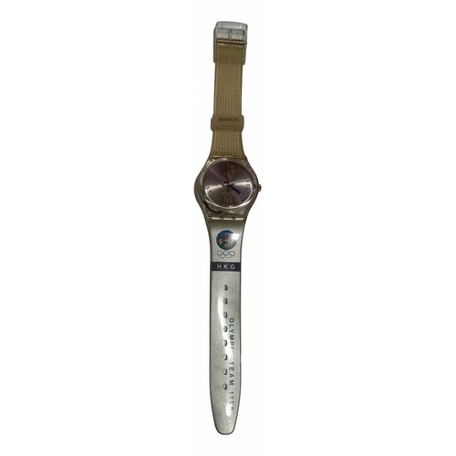 Pre-owned Swatch Watch In Silver