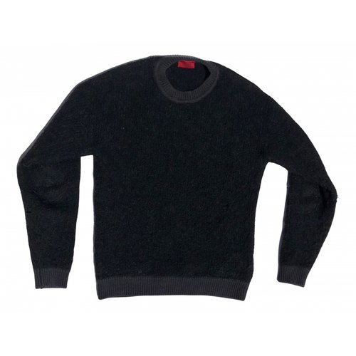 Pre-owned Hugo Boss Wool Sweatshirt In Black