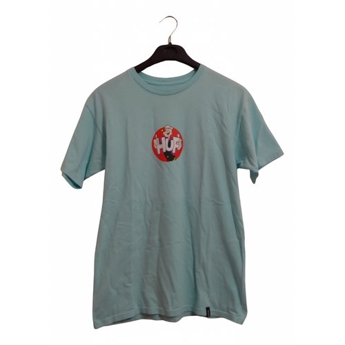 Pre-owned Huf Turquoise Cotton Top