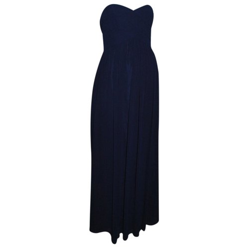 Pre-owned Coast Maxi Dress In Navy