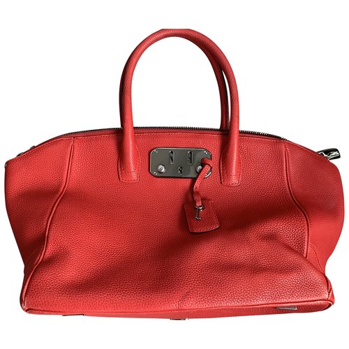 Pre-owned Brera Leather Handbag In Red