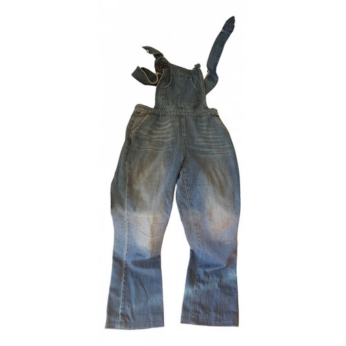 Pre-owned Ba&sh Spring Summer 2019 Blue Denim - Jeans Jumpsuit