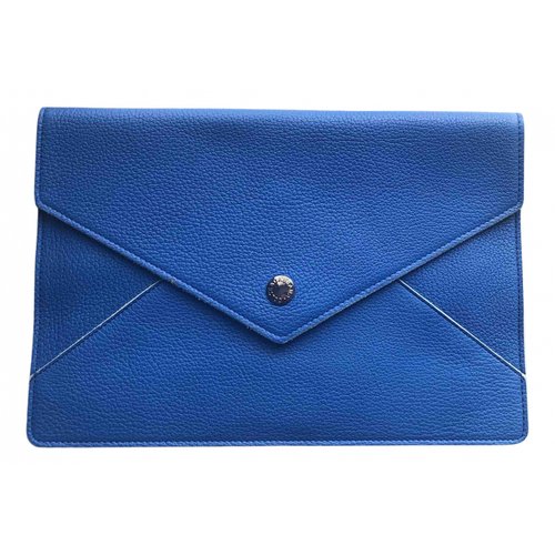 Pre-owned Dolce & Gabbana Leather Purse In Blue