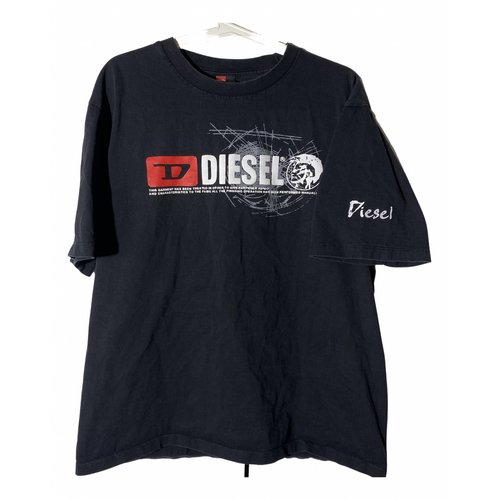 Pre-owned Diesel Black Cotton T-shirts