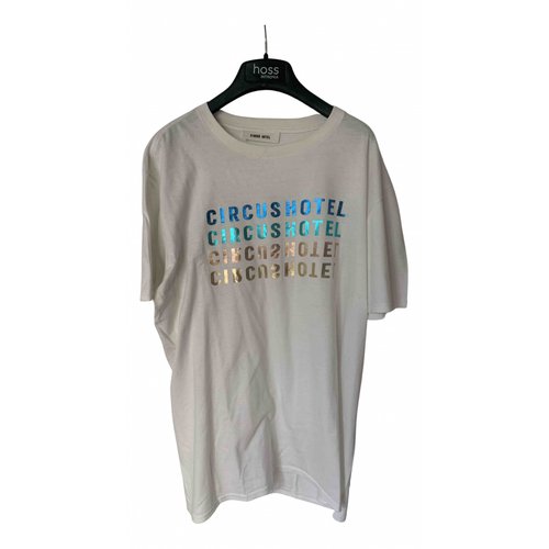 Pre-owned Circus Hotel White Cotton Top