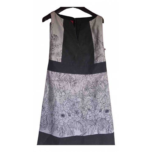 Pre-owned Hood By Air Silk Mid-length Dress In Grey
