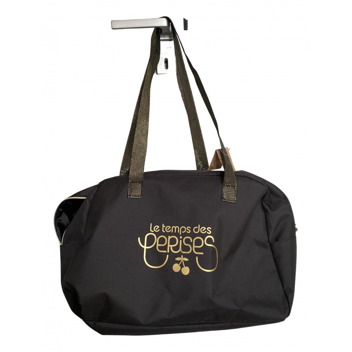 Pre-owned Le Temps Des Cerises Black Glitter Travel Bags | ModeSens