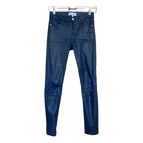Pre-owned Mango Blue Cotton - Elasthane Jeans