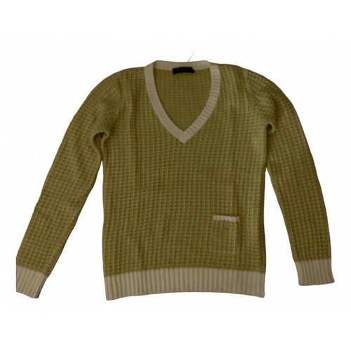 Pre-owned Loro Piana Yellow Cashmere Knitwear