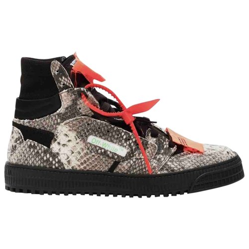 Pre-owned Off-white Off-court Multicolour Leather Trainers