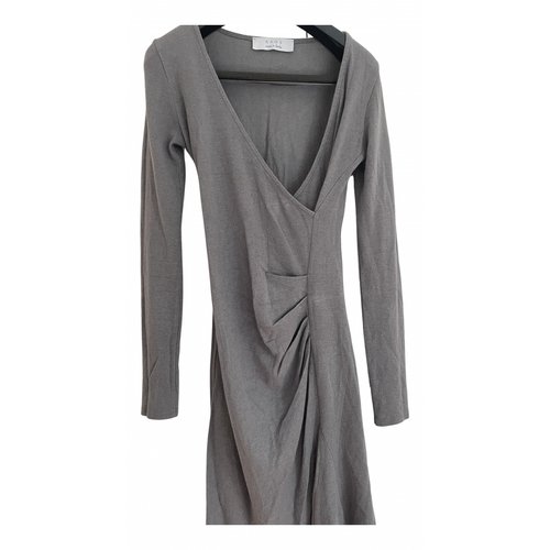 Pre-owned Kaos Mid-length Dress In Grey