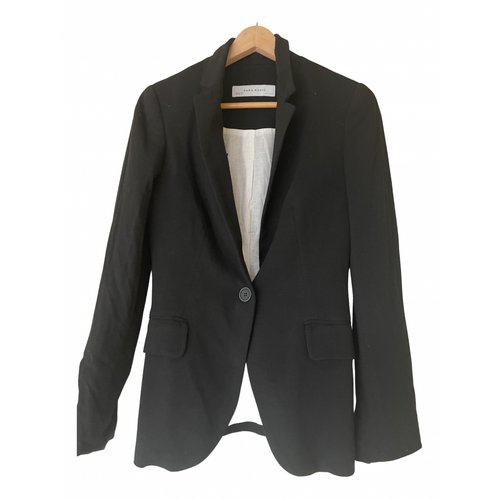 Pre-owned Zara Black Cotton Jacket