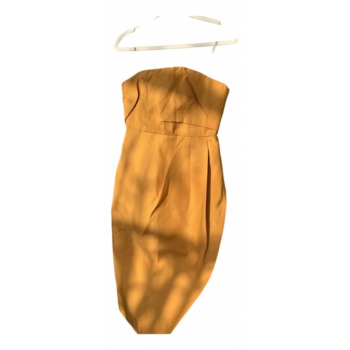 Pre-owned Carven Mid-length Dress In Yellow
