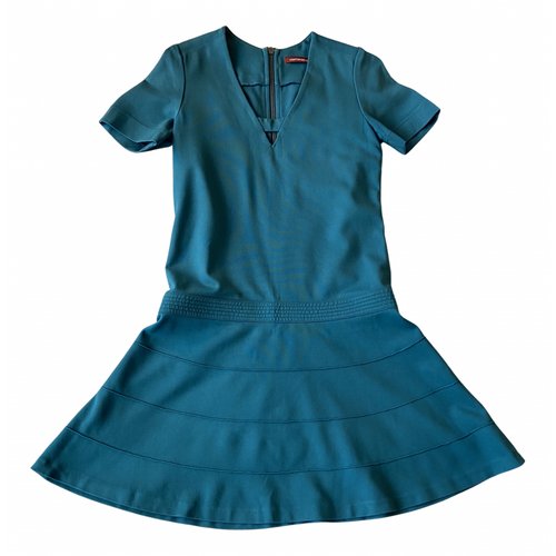 Pre-owned Comptoir Des Cotonniers Mini Dress In Turquoise