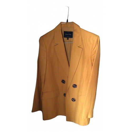Pre-owned Massimo Dutti Linen Blazer In Other