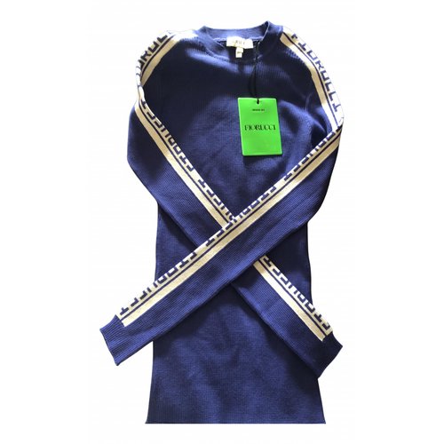 Pre-owned Fiorucci Wool Top In Blue
