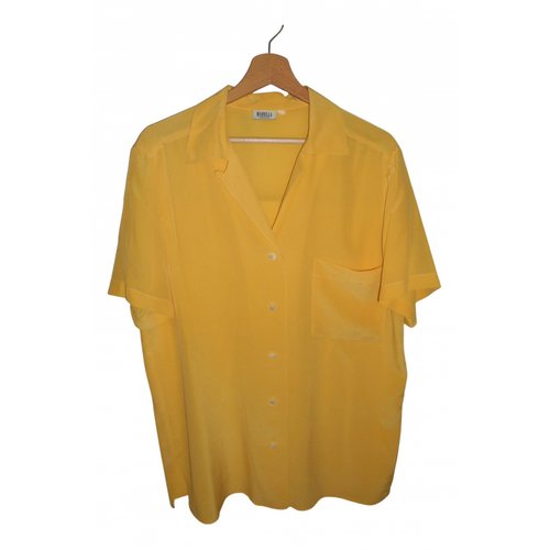 Pre-owned Marella Silk Shirt In Yellow