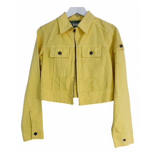 Pre-owned Tommy Hilfiger Coat In Yellow
