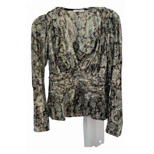 Pre-owned Sandro Fall Winter 2019 Tunic In Gold