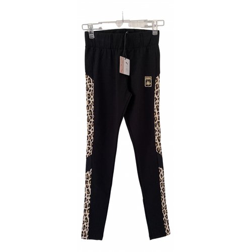 Pre-owned Charlotte Olympia Black Cotton Trousers