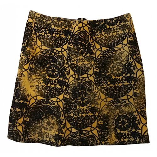Pre-owned Prada Mid-length Skirt In Yellow