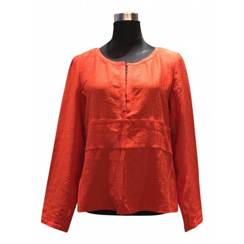 Pre-owned Chloé Silk Blouse In Red