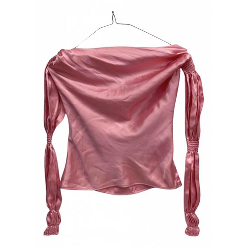 Pre-owned Valentino Silk Vest In Pink