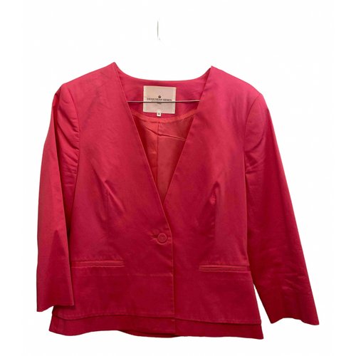 Pre-owned Designers Remix Short Vest In Pink