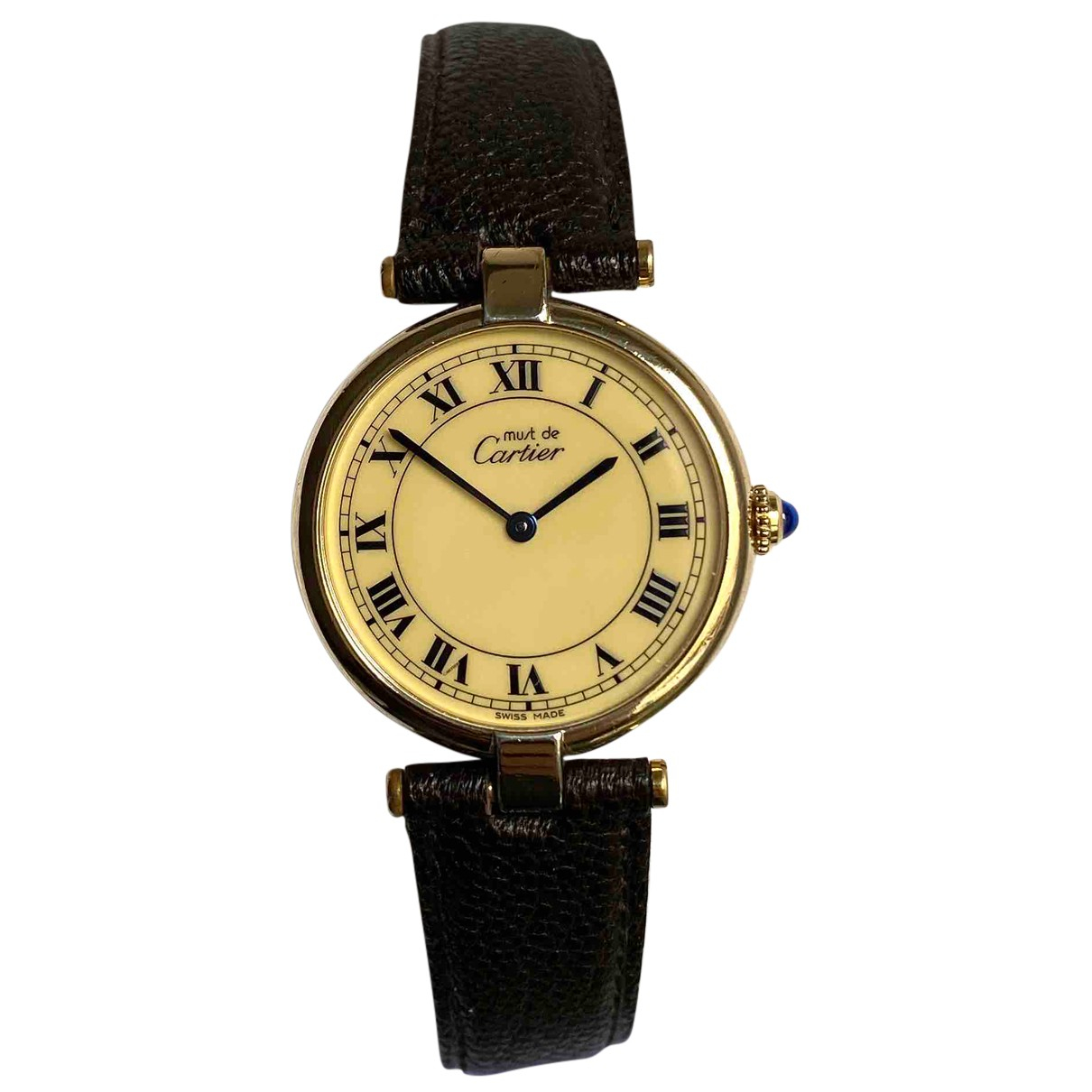 Pre-owned Cartier Must Vendã´me Watch In Gold | ModeSens