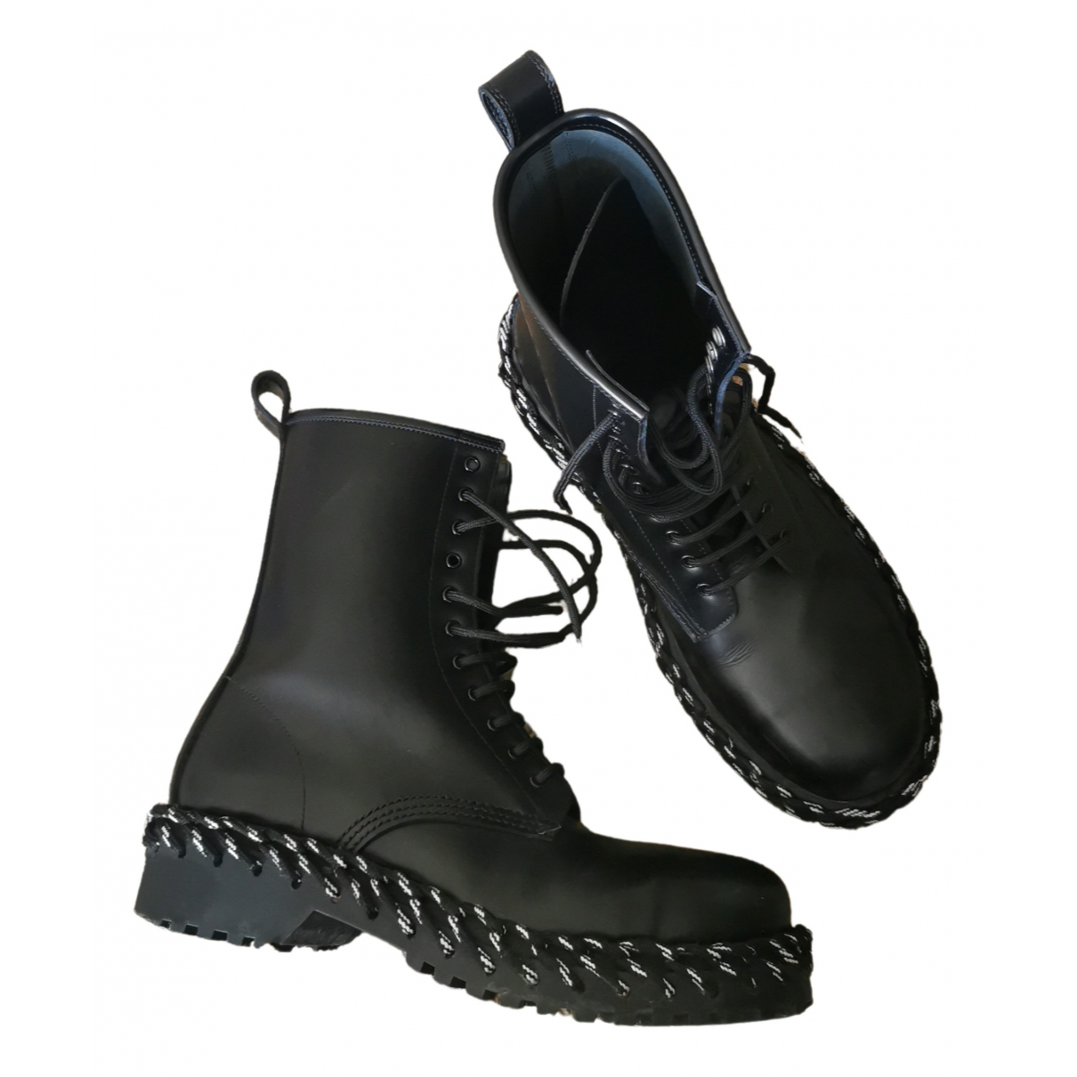 Pre-owned Balenciaga Leather Boots In 