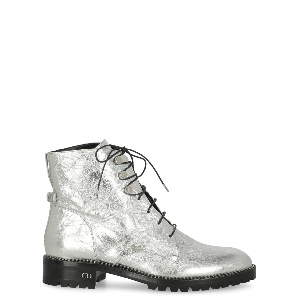 Pre-owned Dior Leather Ankle Boots In 