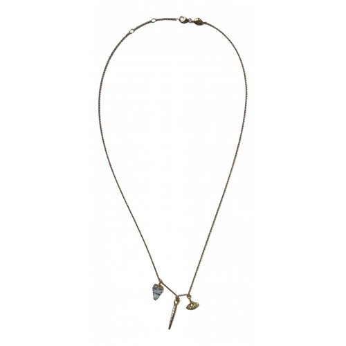 Pre-owned Missoma Necklace In Gold