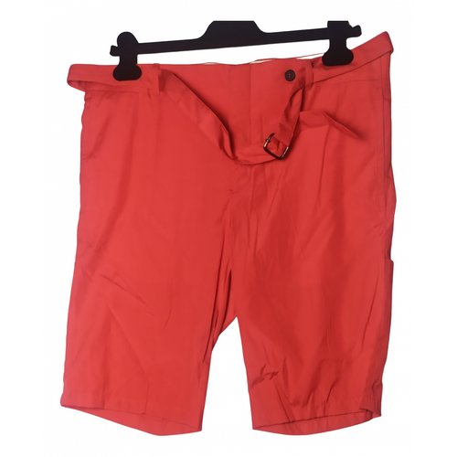 Pre-owned Miu Miu Red Cotton Shorts