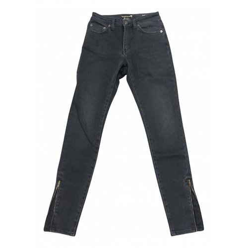 Pre-owned Saint Laurent Large Jeans In Black